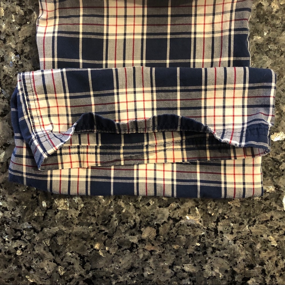 AERIE Navy, White & Red Plaid Pajama Bottoms - Picture 11 of 14